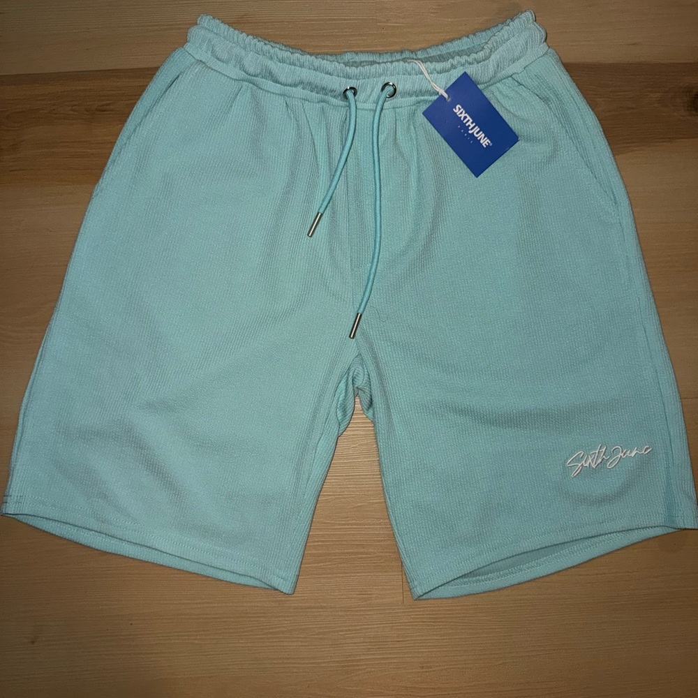 Sixth June Light Blue Shorts